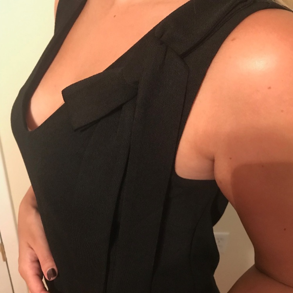 Black shift dress, new
